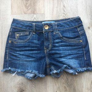 Jolt Distressed Embellished Jean Shorts Size 3